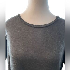 GREY KNIT TOP/TUNIC BY ALTERNATIVE, Med